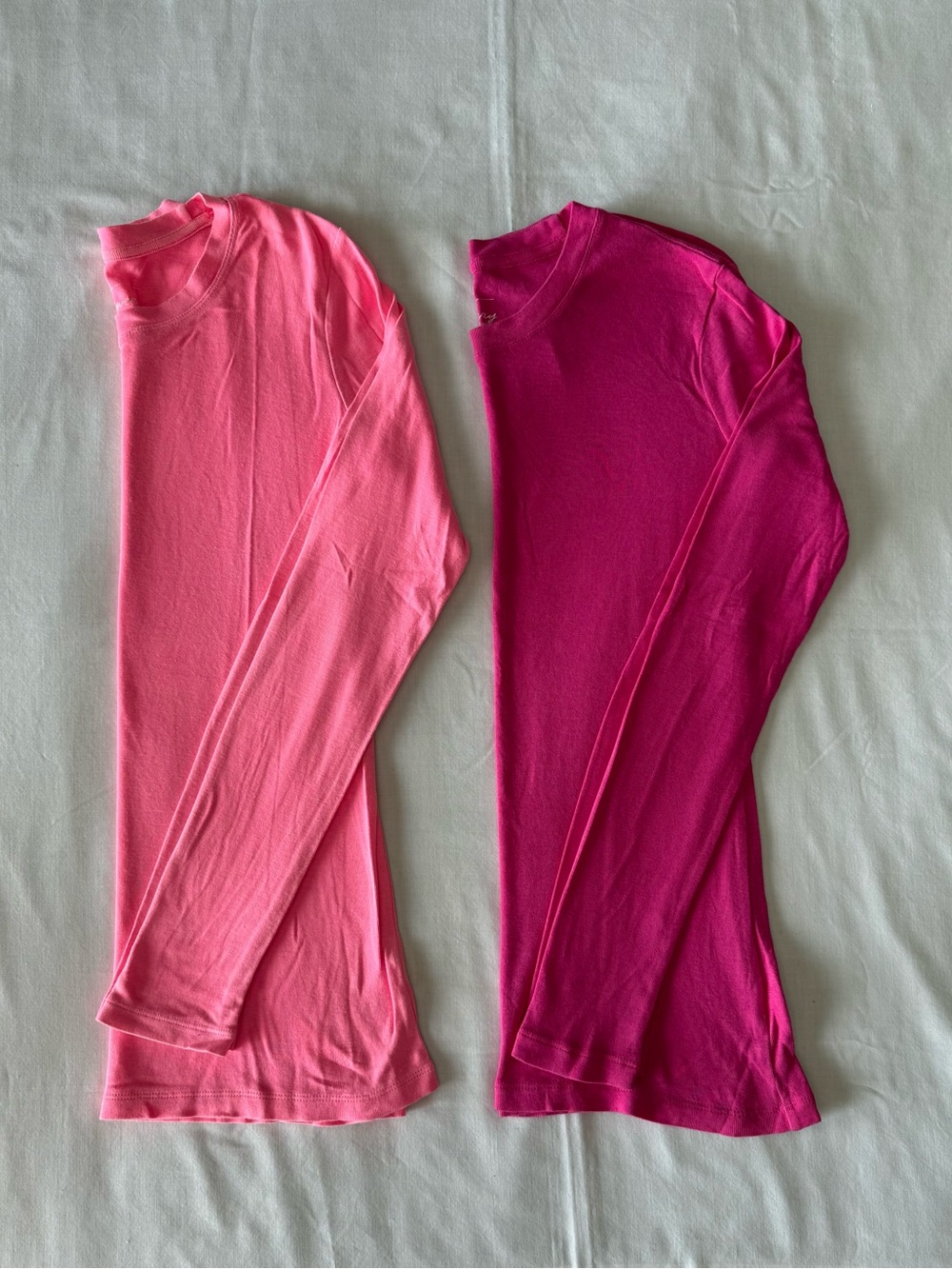 Gap Super Soft Crew Long Sleeve Bundle S Pink Magenta